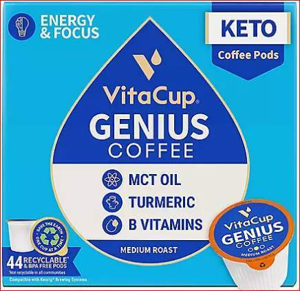 VitaCup Genius Blend Coffee Pods (60 ct.) - Fit2marts.com