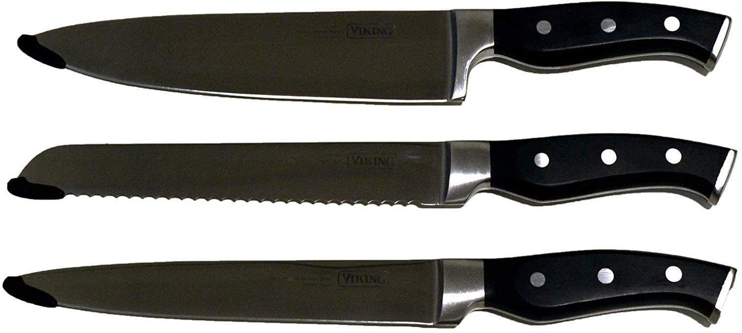 Viking 15-Piece Knife Set With Wood Block - Fit2marts.com