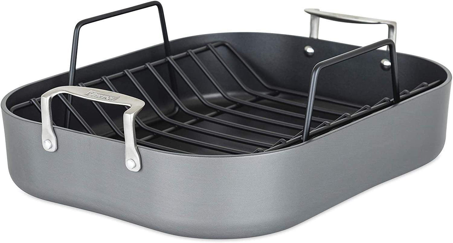 Viking 16" Hard Anodized Nonstick Roaster with Rack - Fit2marts.com