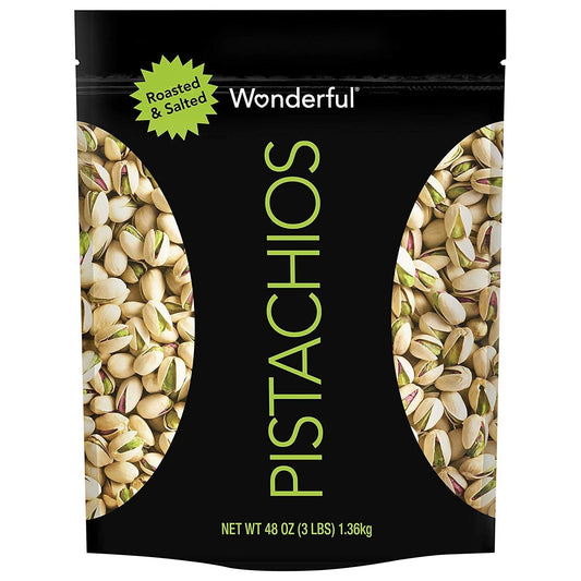 Wonderful Pistachios, Roasted and Salted (48 oz.) - Fit2marts.com