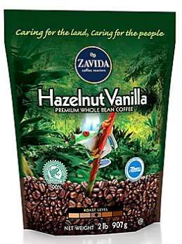 Zavida Coffee® Whole Bean Coffee, Hazelnut Vanilla (2 lb.) - Fit2marts.com
